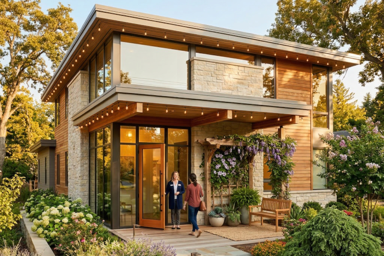 Exterior view of Zensation Acupuncture clinic in Caldwell NJ, a warm and welcoming medical office